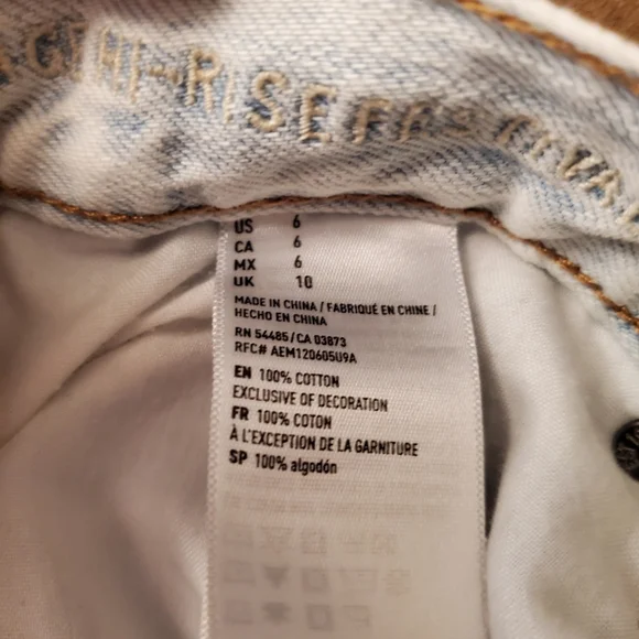 UniqueAmerican Eagle vintage high rise jean short - Picture 4 of 13